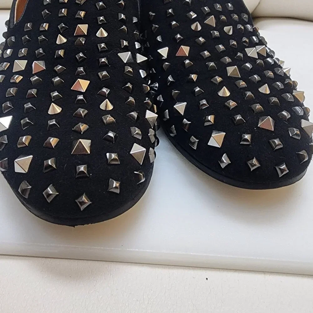 SAKS FIFTH AVENUE Men's Studded Dress Shoes - Size 9.5 - Picture 4 of 8